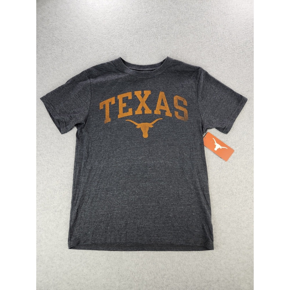 NEW Texas University Longhorns Football Arch Logo T-Shirt Size‎ Adult SMALL